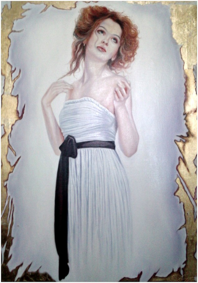 Portrait de Angie Daniel Trammer 60x90 Cm