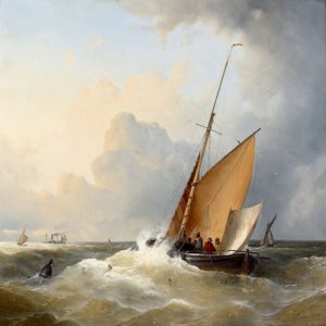 Marine mer du nord oeuvre de Daniel Trammer